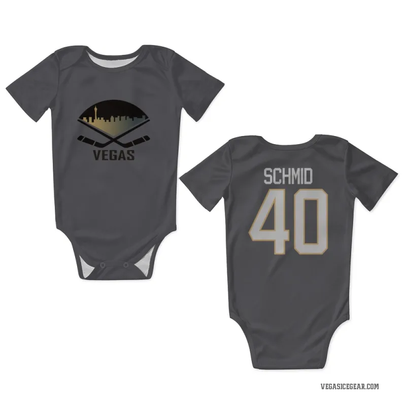 Akira Schmid Gray Vegas Golden Knights Newborn & Infant Bodysuit