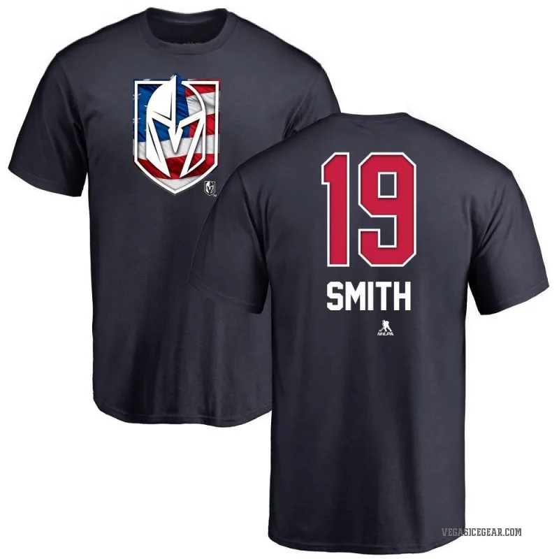 Reilly Smith Youth Gold Vegas Golden Knights Name and Number Banner Wave T-Shirt - Navy